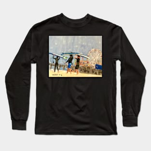 Going Surfing, Santa Monica Beach Long Sleeve T-Shirt